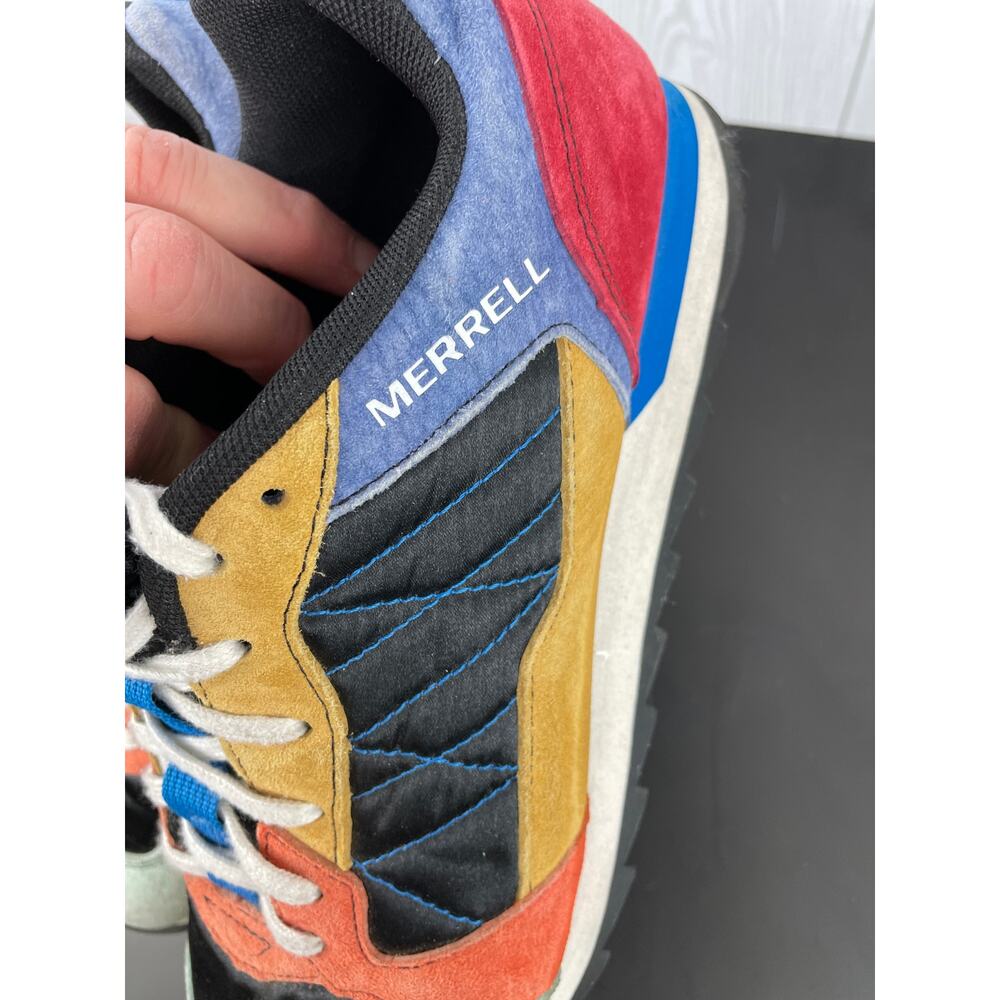 Merrell Alpine Retro Sneaker Multi-Color Block Suede Women's Size 10 - Picture 8 of 9